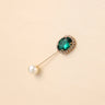 #15-Oval Dark Green