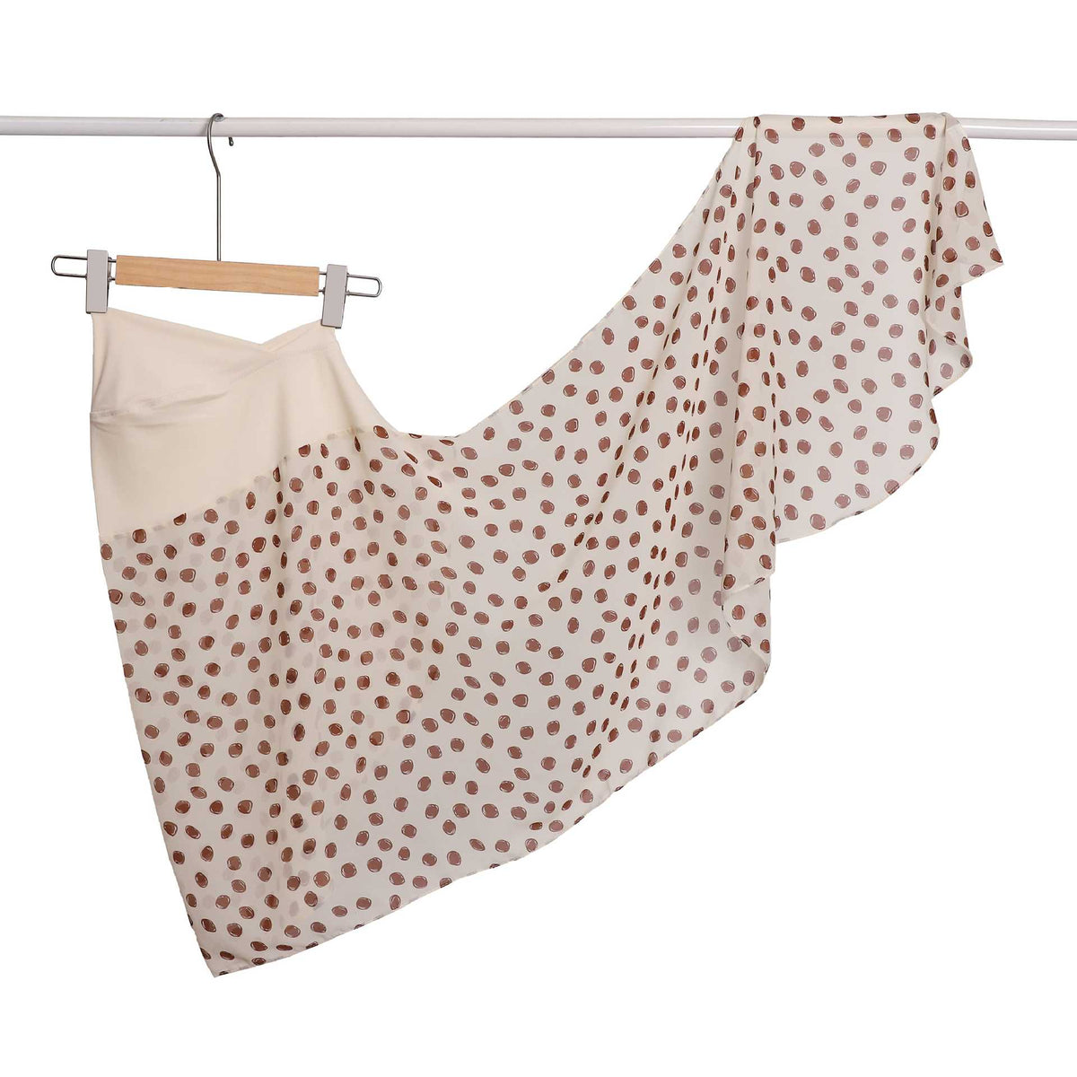 MLB5  Printed Plaid Heart Polka Dot Crystal Ramie Hijab