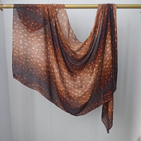 JB020  Fashion Single Stitch Printed Modal Hijab