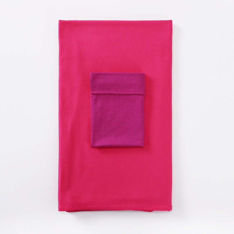 MSL284 set tudung instant cotton plain cotton bawah cap