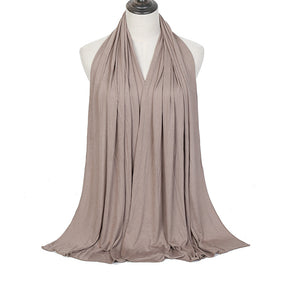 YW125  Modal solid color long scarf