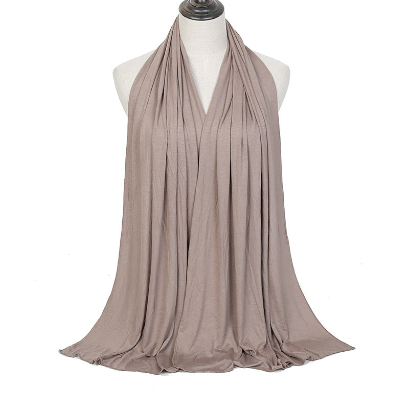 YW125  Modal solid color long scarf