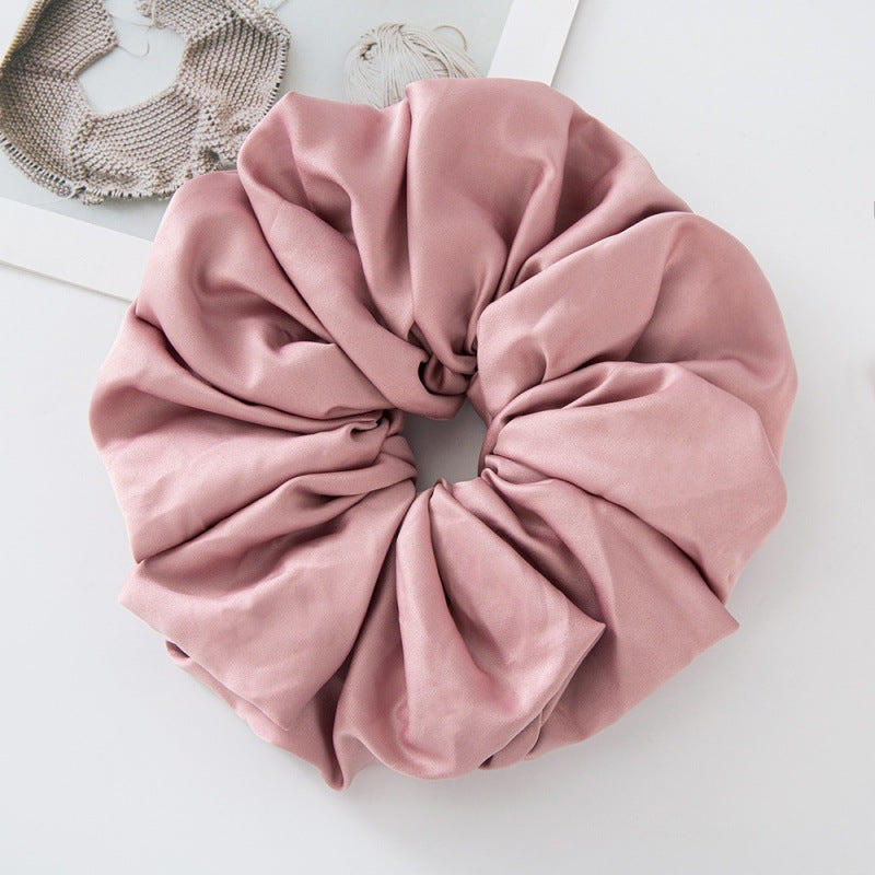 WJA299  Large size ladies' big head bouquet chiffon large intestine circle hairband