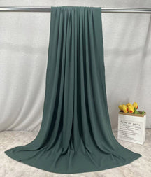 HY017  Plain Bamboo Fiber Ribbed Jersey Hijab