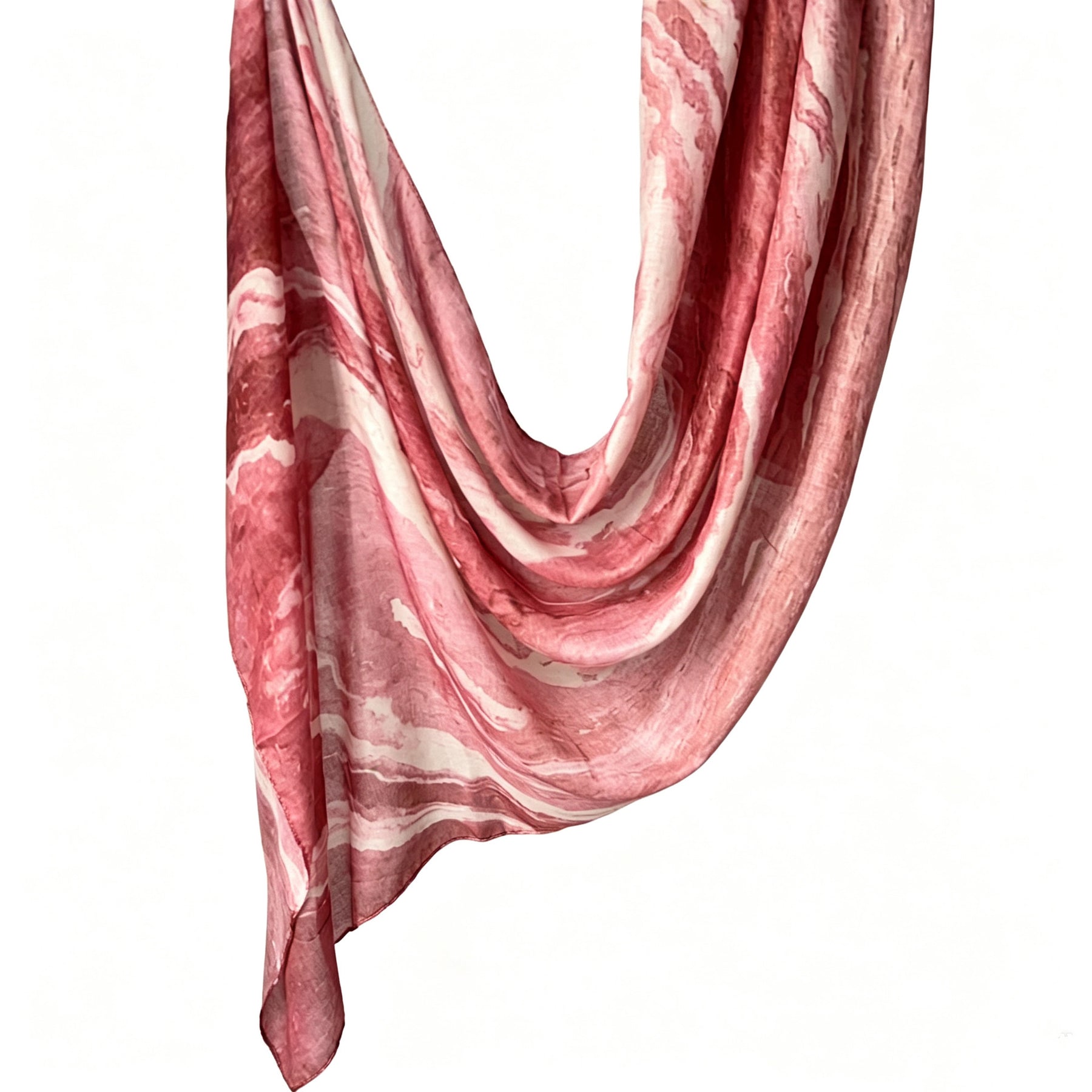 JB030 Printed Double-Sided Polyester Cotton Hijab