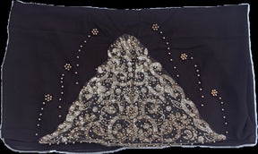 A091  Chiffon beaded hijab(MOQ: 3 pieces）
