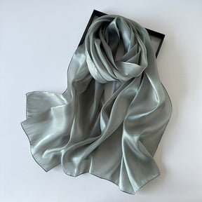OGS01  Plain Glossy Organza Silky-Look Hijab