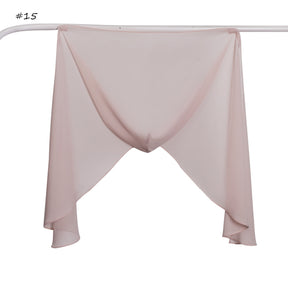 YZ317  Plain Pearl Chiffon Hijab with Built-in Magnetic Closure