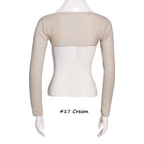 YZ17  Solid color modal cotton bottoming shoulder sleeves