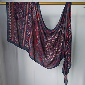 JB020 Printed Double-Sided Modal Hijab