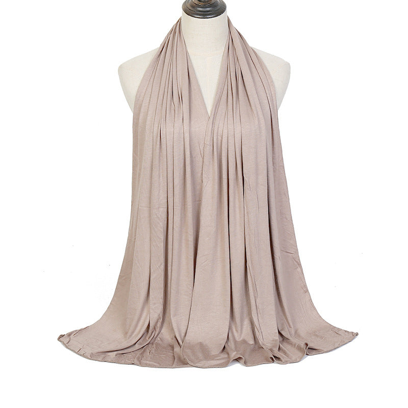 YW125  Modal solid color long scarf