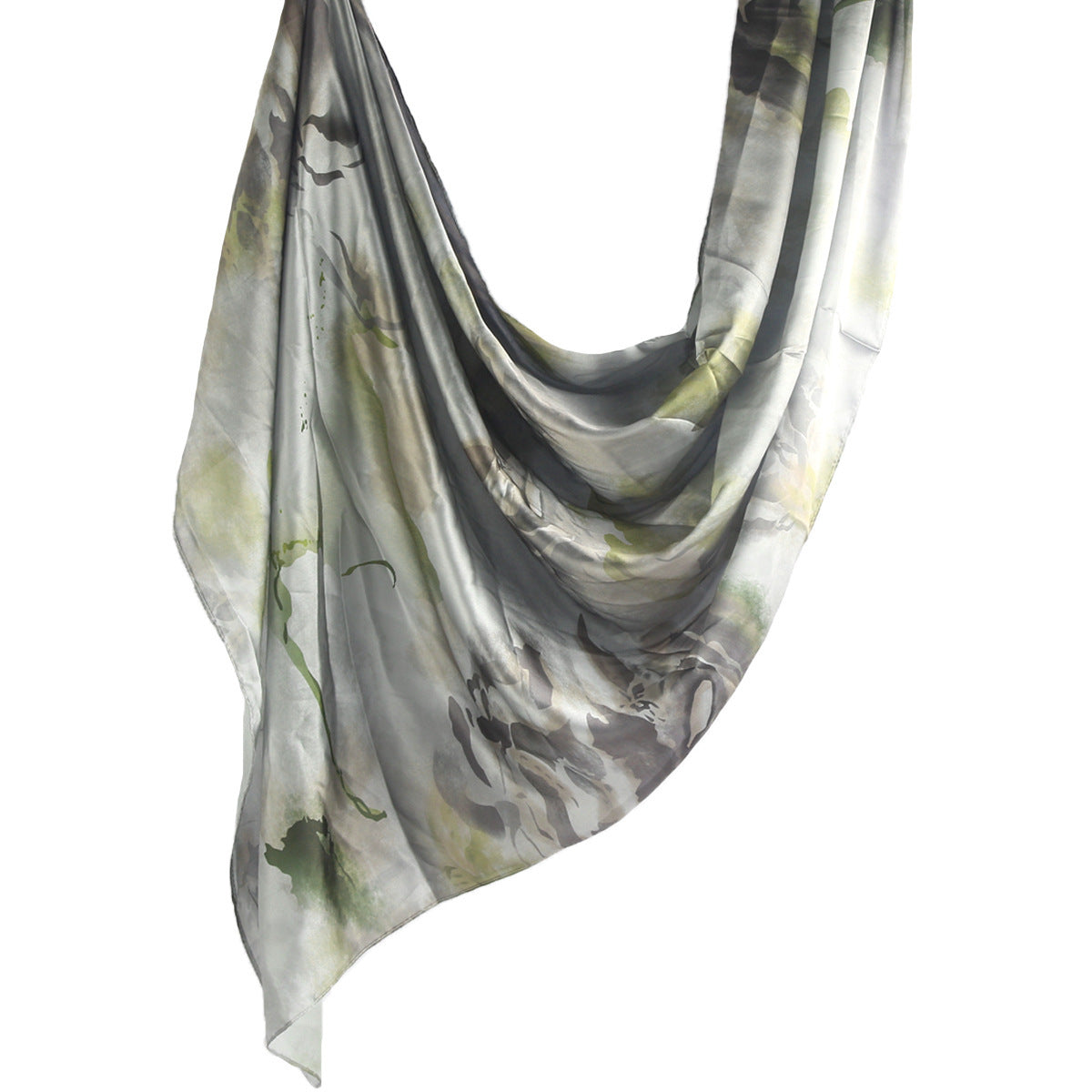 WJ003  Silk printed hijab
