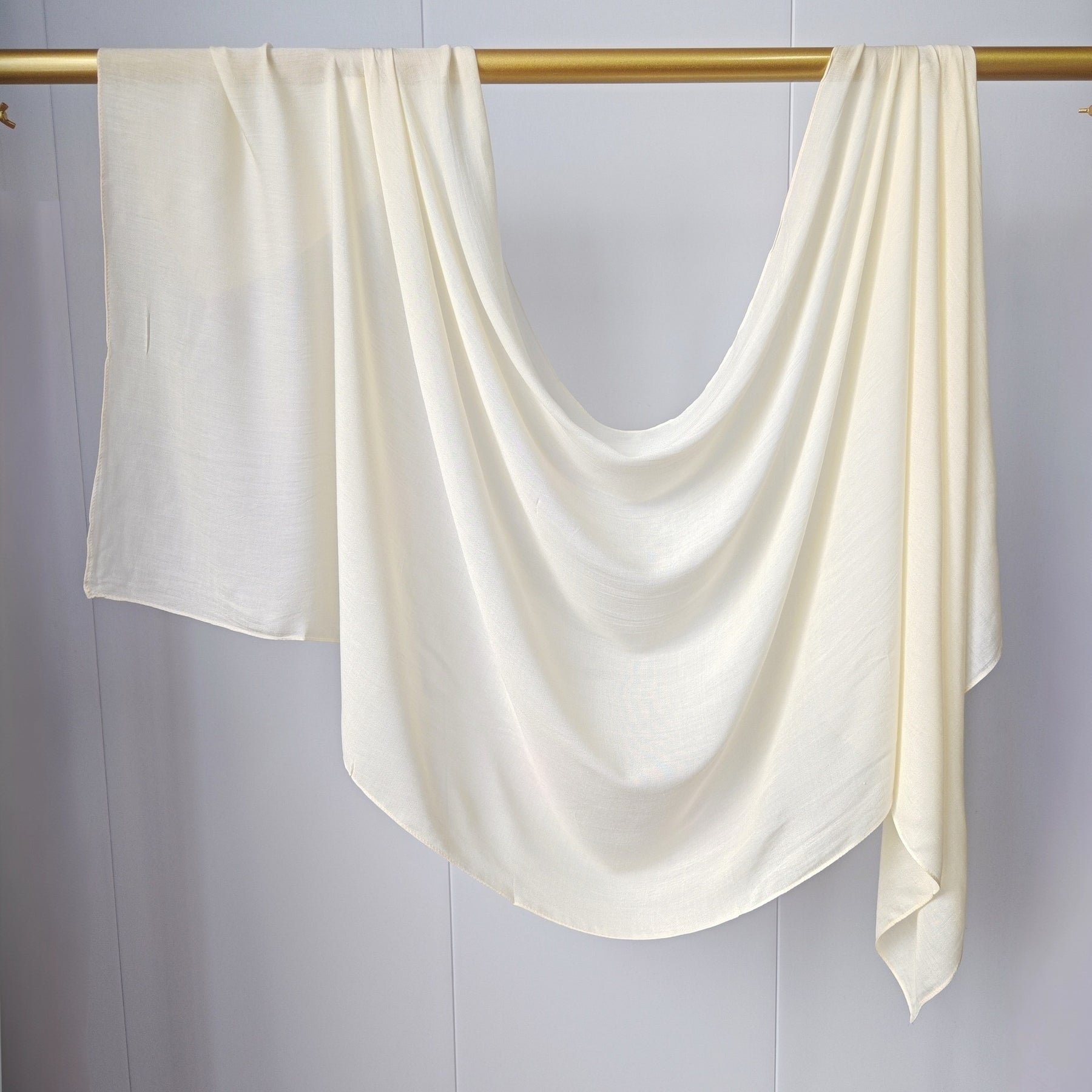WJ002  30S Modal Breathable Plain Single Stitch Hijab
