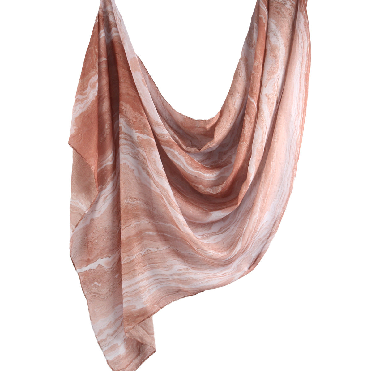 WJ001  Printed Tie-Dye Polyester Long Hijab