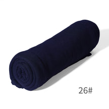 GRD14  Plain Asymmetric Mercerized Cotton Jersey Wrap Hijab