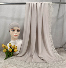HY002  Elegant Plain Breathable Modal Hijab + Undercap Set