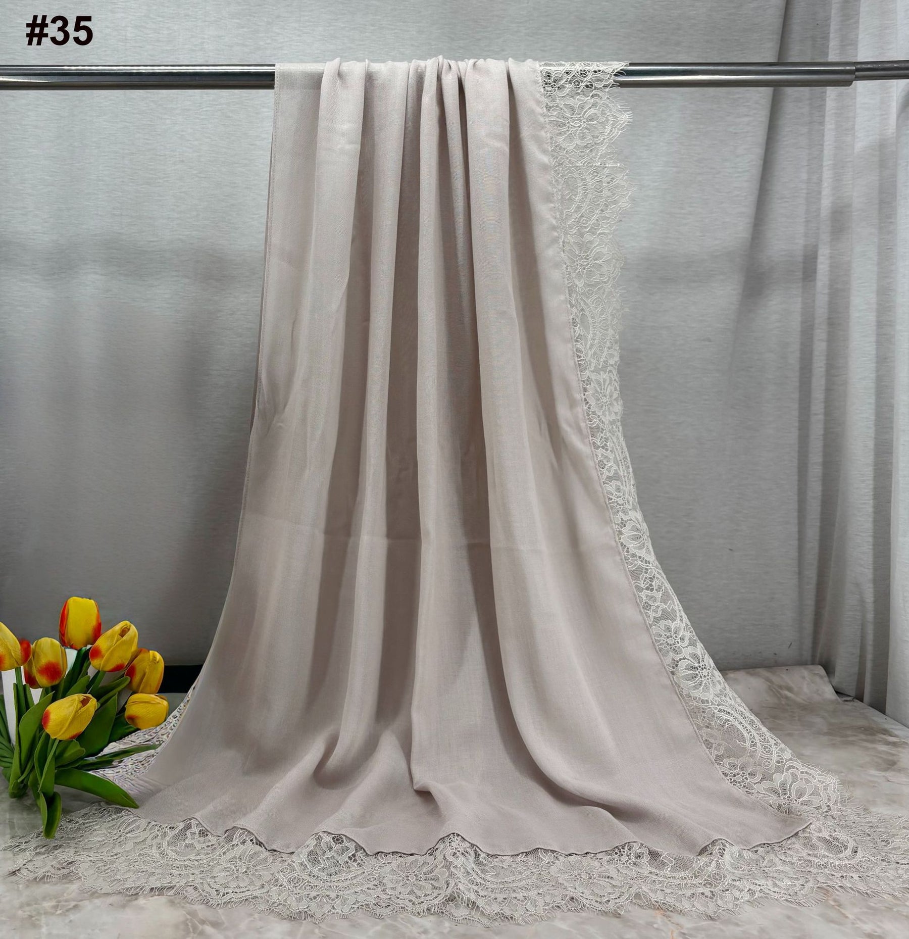 HY004   ELEGANT PLAIN BREATHABLE MODAL HIJAB