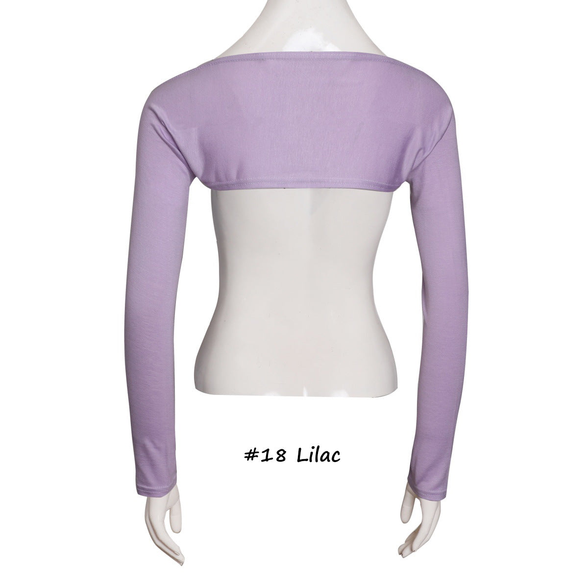 YZ17  Solid color modal cotton bottoming shoulder sleeves