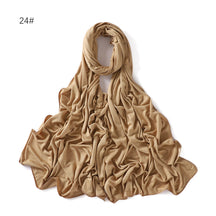 YZ101  Small-Size Plain Mercerized Cotton Jersey Hijab