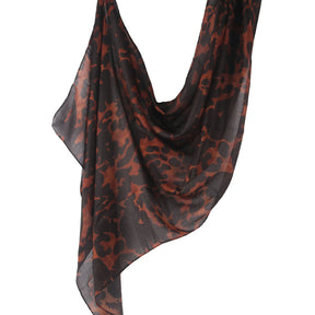 WJ001  Printed Tie-Dye Polyester Long Hijab