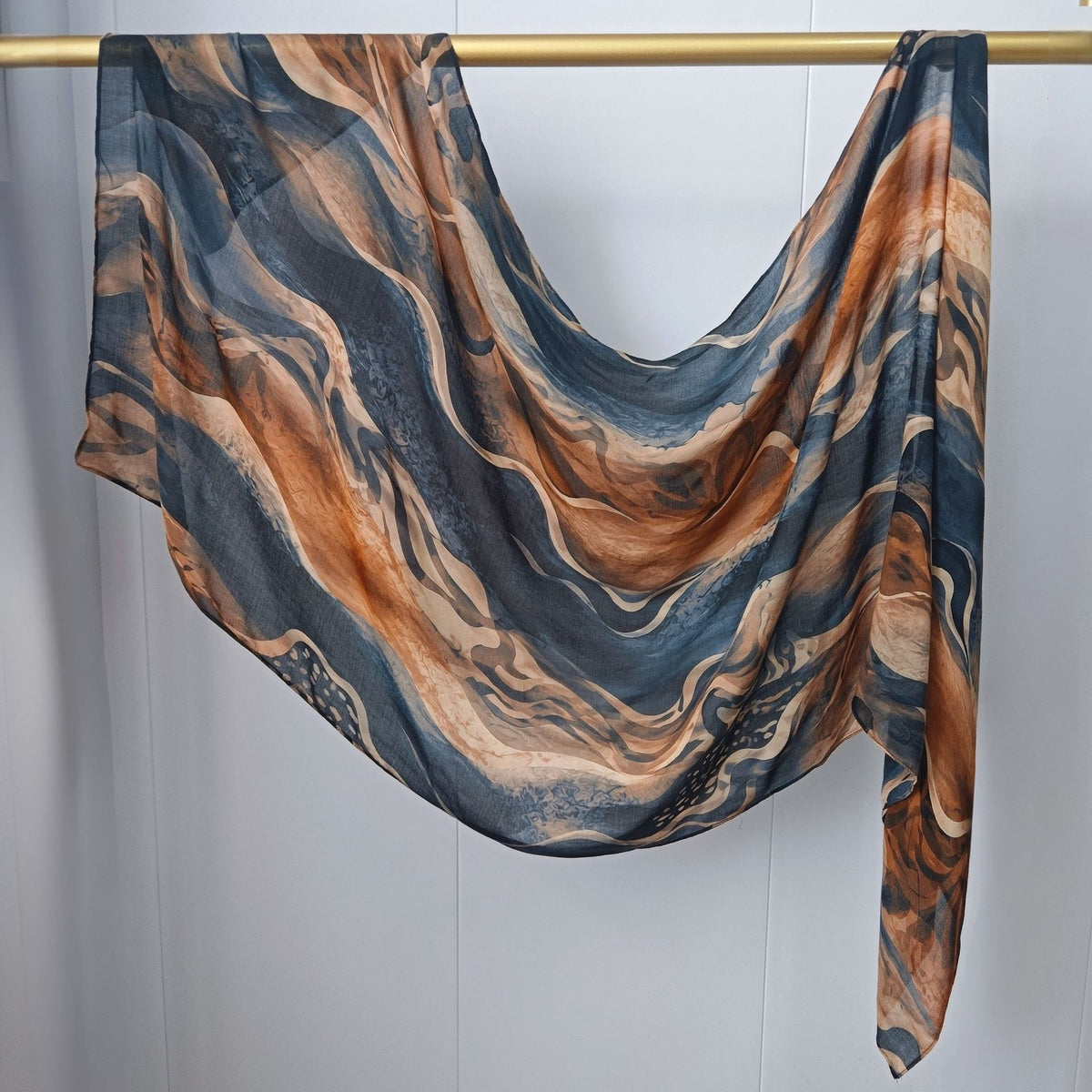 Printed Double-Sided Modal Hijab Modal? - Color Option