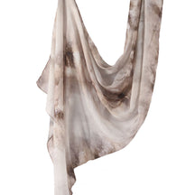 WJ001  Printed Tie-Dye Polyester Long Hijab
