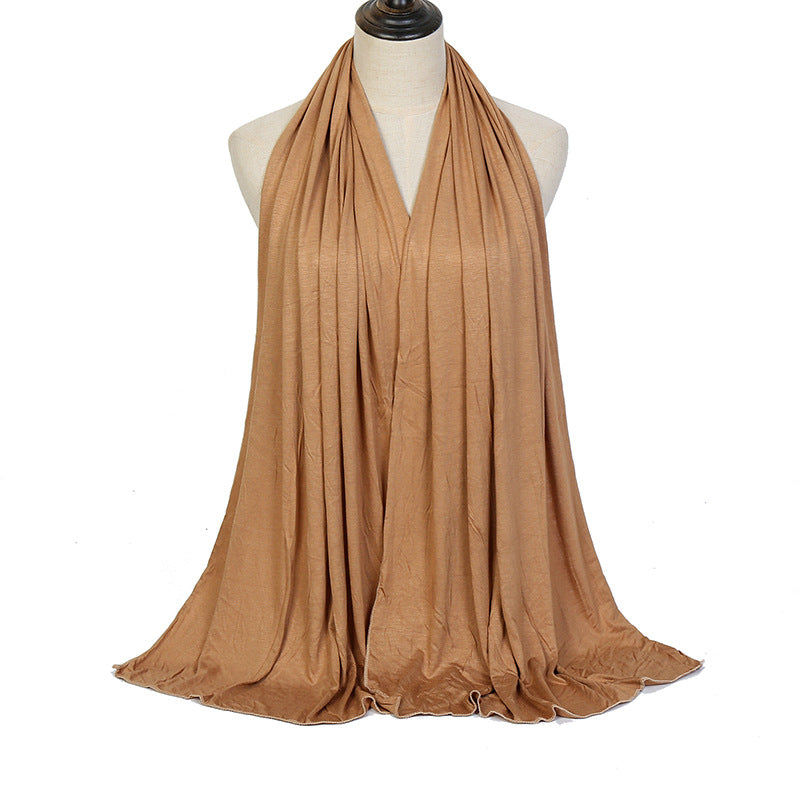 YW125  Modal solid color long scarf