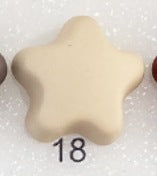 GR0631  Star-shaped magnetic silk scarf fixing buckle 51 colors available