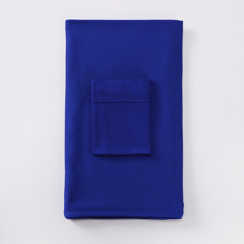 MSL284 set tudung instant cotton plain cotton bawah cap