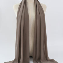 G50 132 colores Hijab de gasa perla