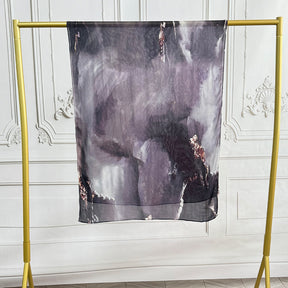 WJ002  Modal printed muslin scarf