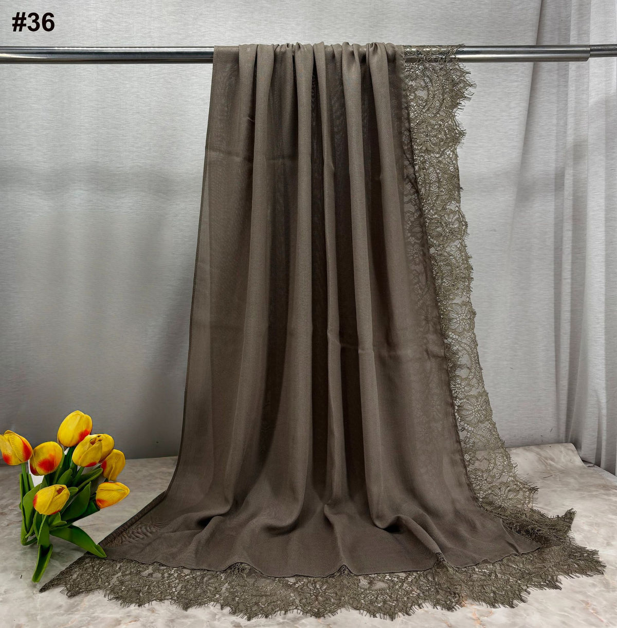 HY004   ELEGANT PLAIN BREATHABLE MODAL HIJAB