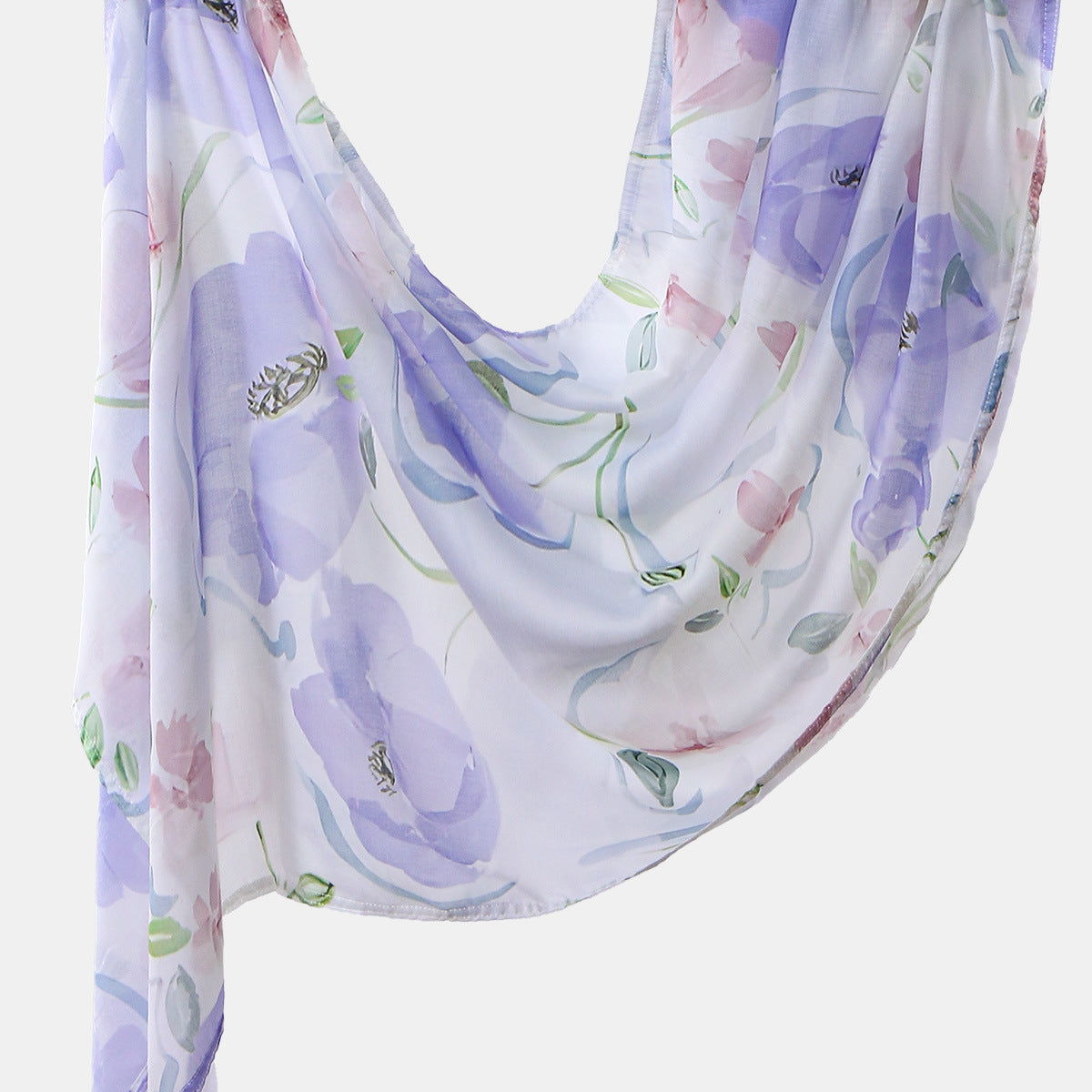 YW560  Fashionable Printed Viscose Minimalist Hijab