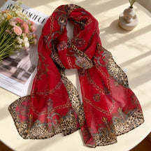 XX2001   Versatile Printed Chiffon Scarf