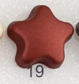 GR0631  Star-shaped magnetic silk scarf fixing buckle 51 colors available