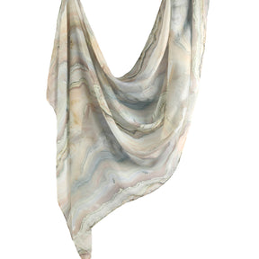 WJ001  Printed Tie-Dye Polyester Long Hijab