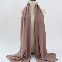 G50 132 colores Hijab de gasa perla