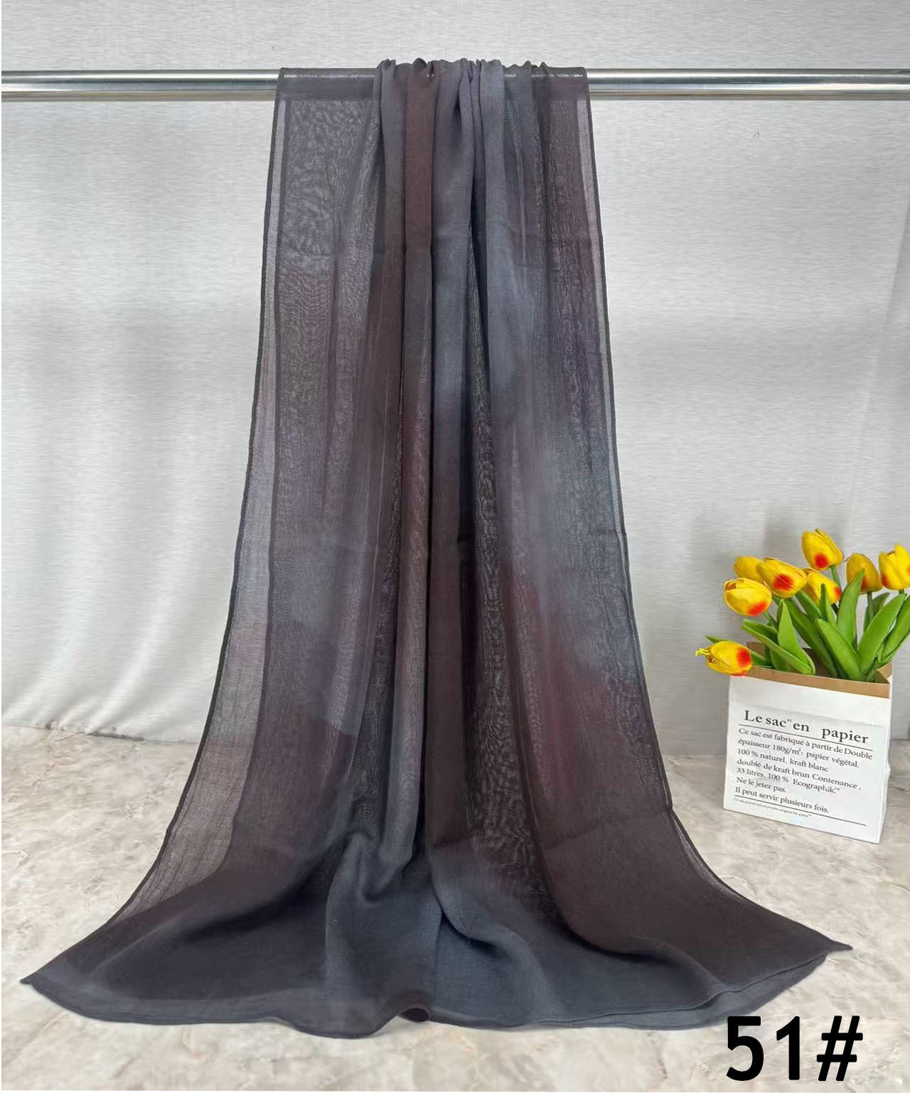 HY013 Soft & Breathable Single Needle Modal Hijab