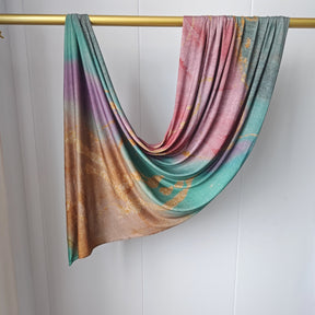JB021 145GSM Mercerized Cotton Printed Jersey Hijab