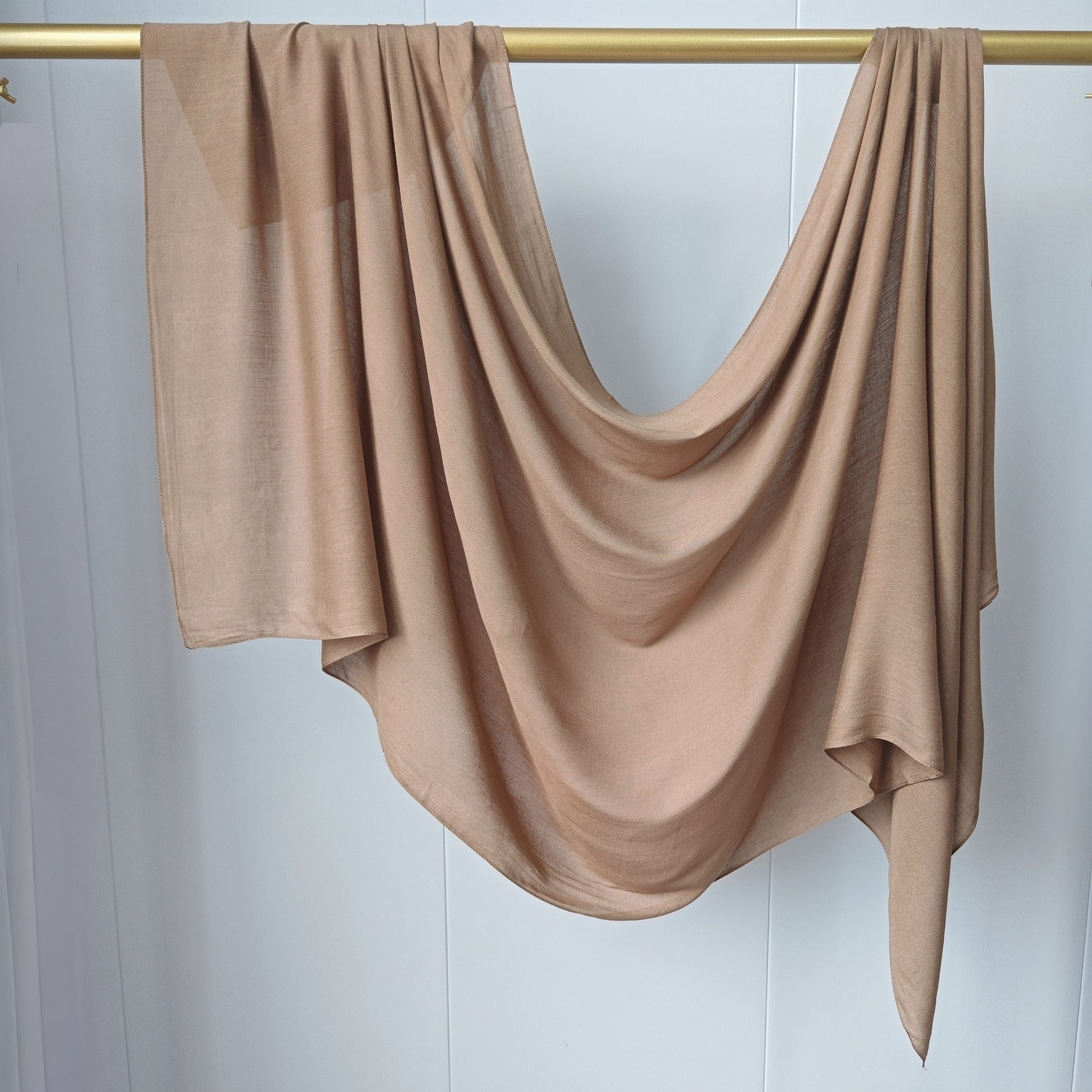 JBWJ002  30S Modal Breathable Plain Single Stitch Hijab