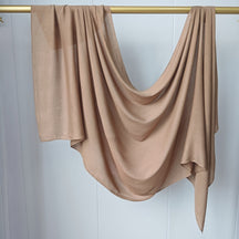 JBWJ002  30S Modal Breathable Plain Single Stitch Hijab