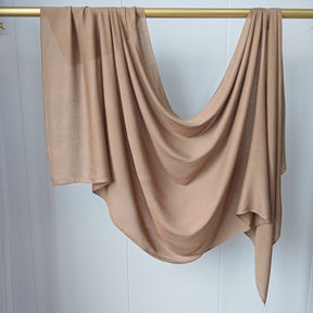 JBWJ002  30S Modal Breathable Plain Single Stitch Hijab