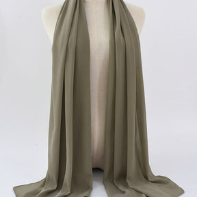 G50 132 warna Tudung chiffon mutiara