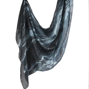 WJ001  Printed Tie-Dye Polyester Long Hijab