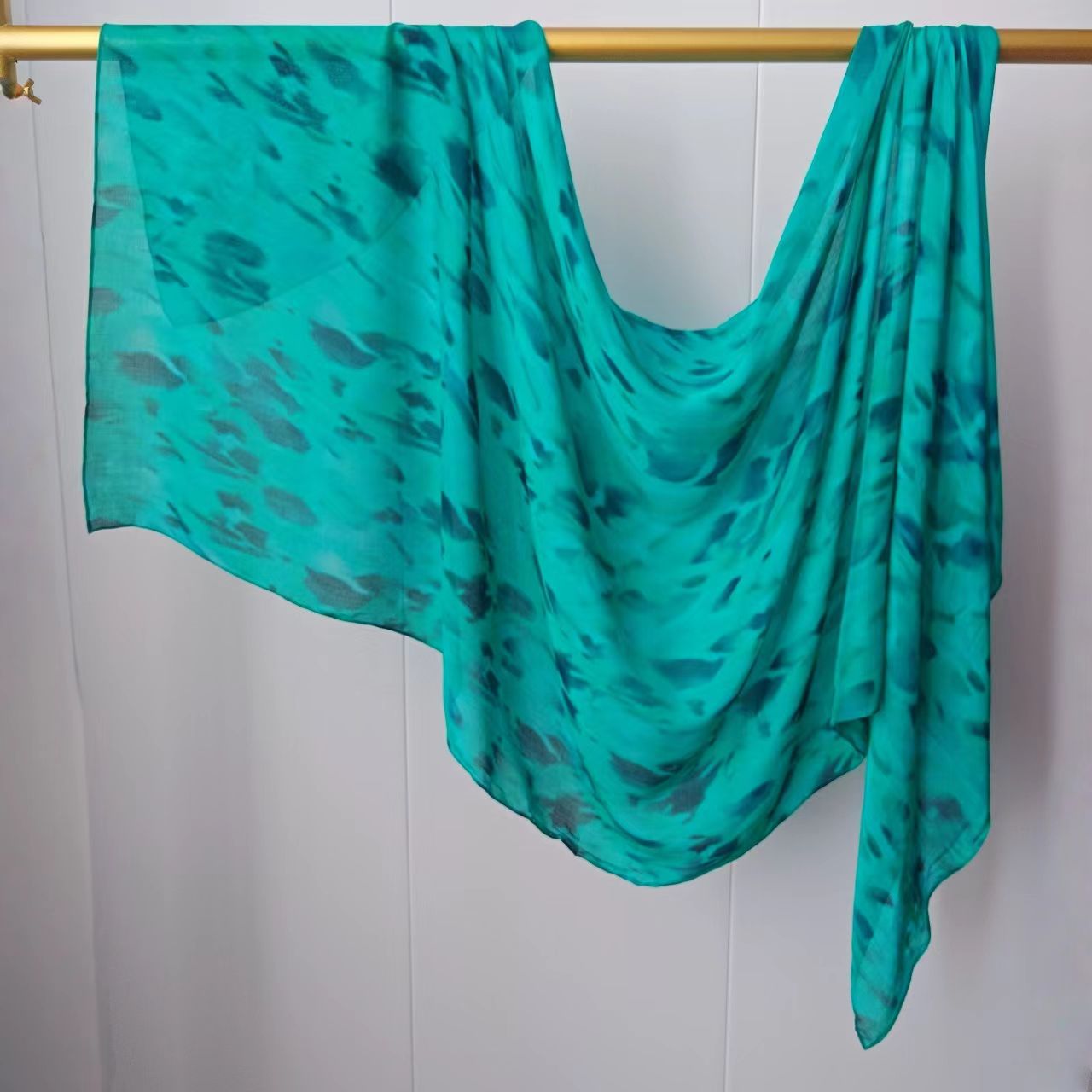 JB020  Fashion Single Stitch Printed Modal Hijab