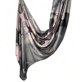 JB030 Printed Double-Sided Polyester Cotton Hijab