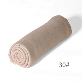 GRD14  Plain Asymmetric Mercerized Cotton Jersey Wrap Hijab