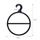 Perchero para bufandas n.° 5508 de 13 cm, para tienda de ropa, perchero de plástico grueso para almacenamiento de bufandas, toallas y ropa