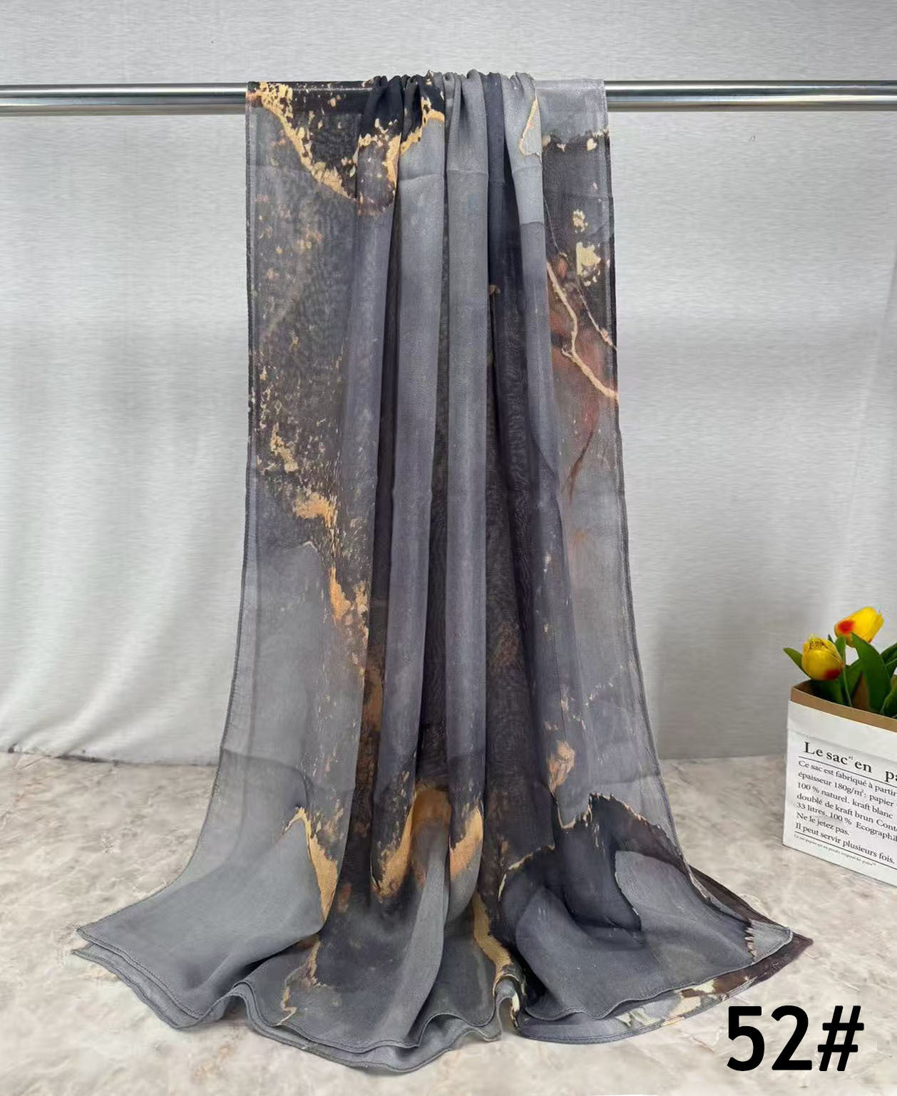 HY013 Soft & Breathable Single Needle Modal Hijab