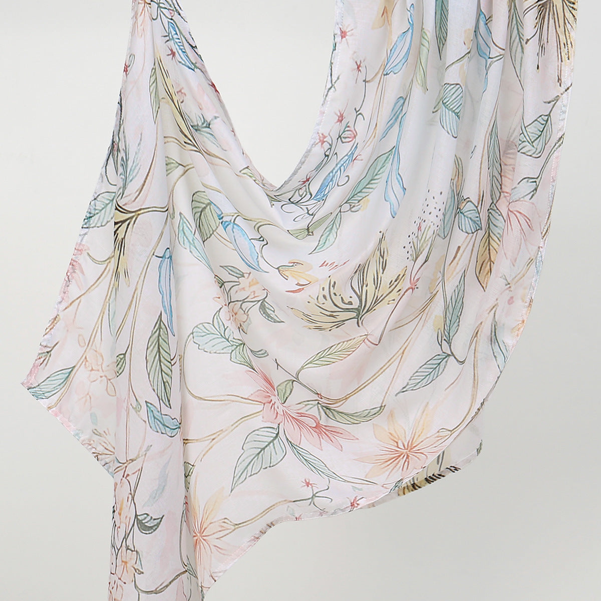 YW560  Fashionable Printed Viscose Minimalist Hijab